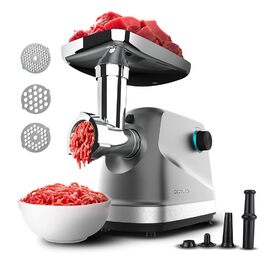 М'ясорубка електрична Cecotec 1360 Вт з нержавіючої сталі + 3 диски (3/5/7 мм)