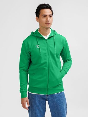 Чоловіча спортивна куртка на блискавці Hummel Hmlgo XXL, колір Jelly Bean