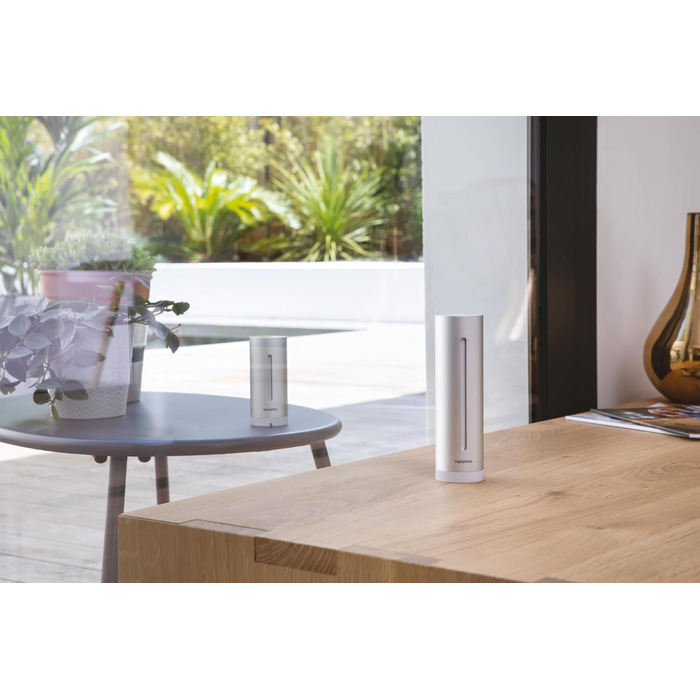 Netatmo Pack with indoor and outdoor weather station, wireless outdoor sensor, and intelligent rain gauge, humidity, air quality, indoor noise level, air pressure, NBU-NWS-NRG-EU Weather Station + Rain Gauge