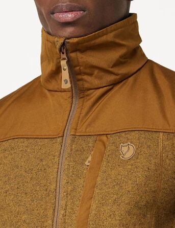 Фльєрсвен (Fjällräven) чоловіча флісова кофта Buck Fleece Vet M, великий розмір XL, колір Chestnut