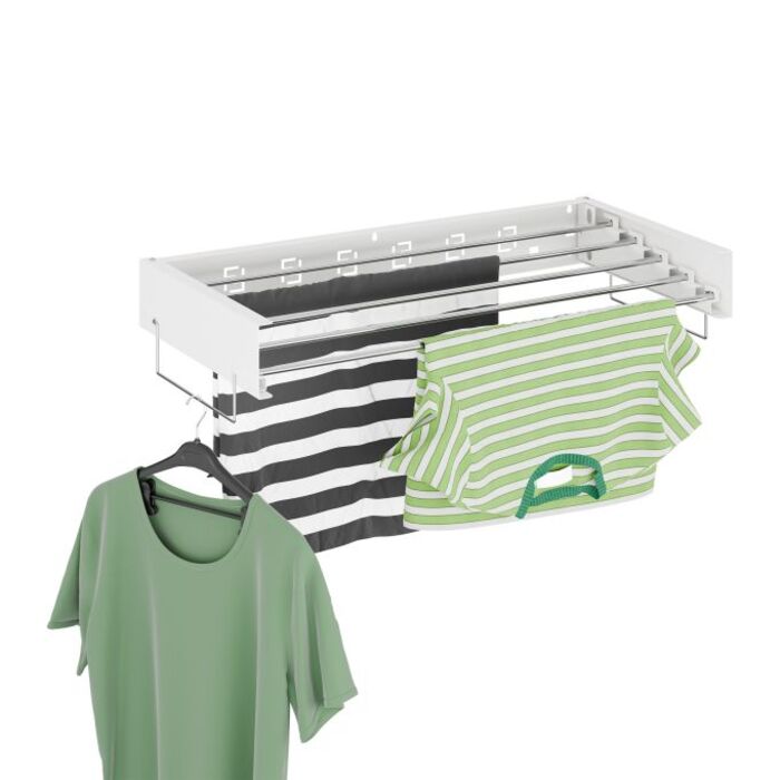 Relaxdays Wall-Mounted Clothes Rail