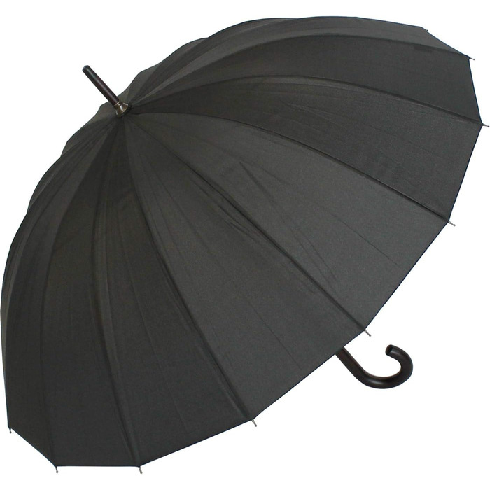 Doppler Umbrella Natural London, Black, Length approx. 89 cm, Diameter approx. 5 cm