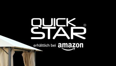 QUICK STAR Replacement Canopy for Garden Pavilion 3x3m Grey RAL 7012 Antique Pavilion Roof Replacement Cover