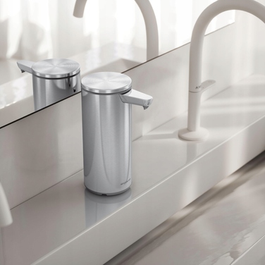 Безконтактний дозатор для мила Simplehuman, настільний, 266 мл, сріблястий