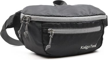 Легка туристична поясна сумка на 2.5L, водонепроникна, для жінок та чоловіків (різдвяна колекція) (01 Чорний)