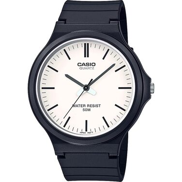 Годинник наручний Casio Collection унісекс кварцовий з ремінком з Харту (чорний/білий)
