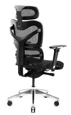 Ігрове крісло Diablo Chairs V-Commander, тканина, чорне
