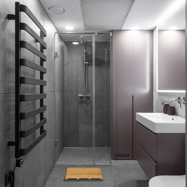 Relaxdays Bamboo Bath Mat