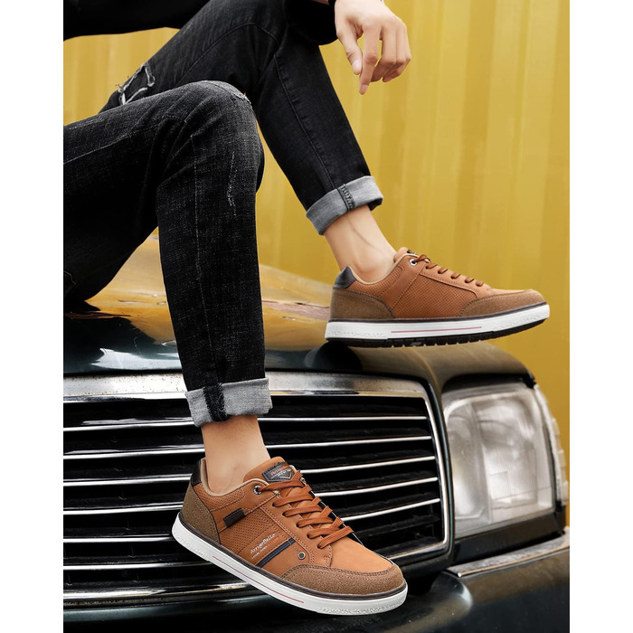 ARRIGO BELLO Кросівки чоловічі для активного відпочинку, спорту та прогулянок. Розміри 41-46 (44 EU), колір: коричневий (C1)