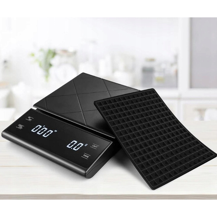 Кухонний електронний ваги для дому, високоточні, до 3 кг, з дисплеєм