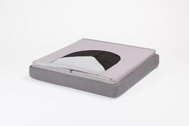 Кігтечка-будиночок для собак та котів 50x50x50 см, сірий