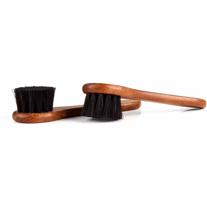 Biped 12-Piece Shoe Care Set for Smooth Leather – Wooden Shoe Brushes with Horsehair – Made in Germany – Classic Edition z2604