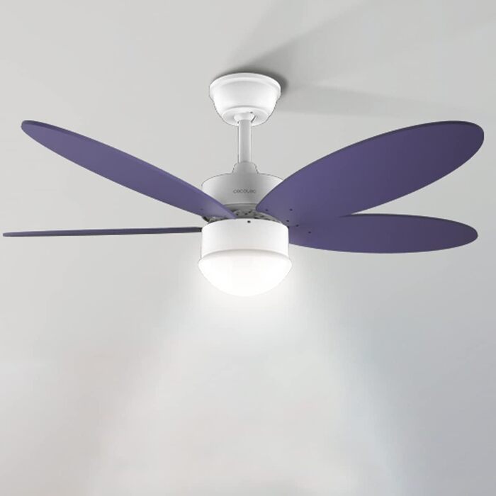 Стельовий вентилятор Cecotec EnergySilence Aero 4260 Purple 42 дюйми з LED підсвіткою та пультом ДУ