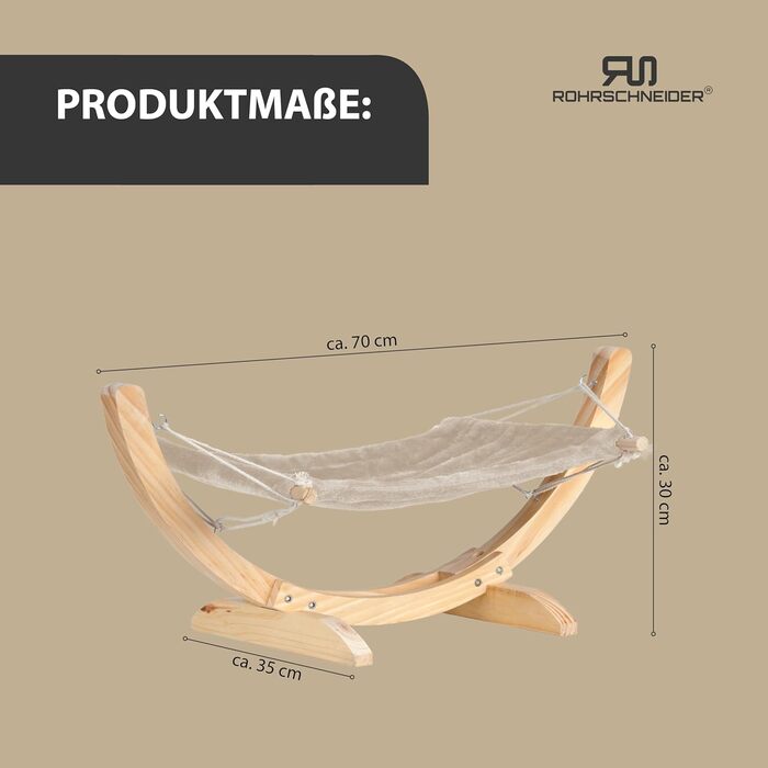 Гамак для кота Cat Relax | Місце для сну кота | Кошаче ліжко | Кошик для сну кота | Гамак для кота (Бежевий)