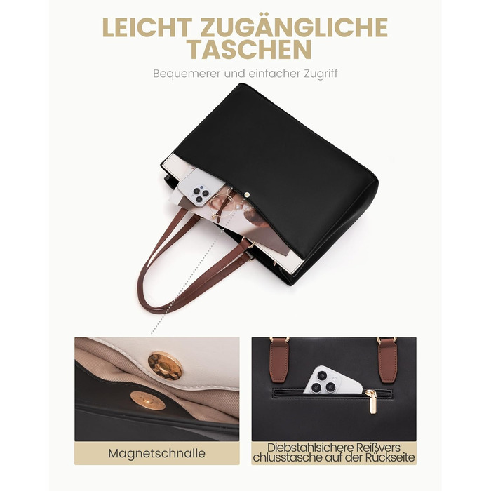 Сумка для ноутбука LOVEVOOK жіноча 15.6