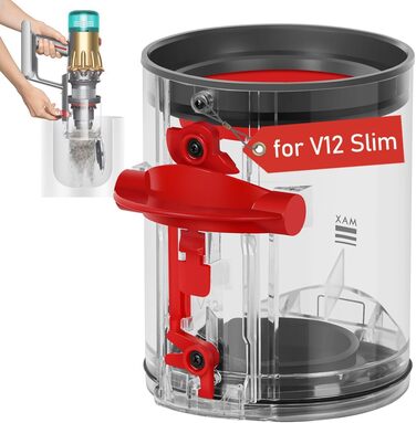 Контейнер для пилу Dyson V12 Detect Slim/ V10 Digital Slim, замінна частина, аксесуар, арт. 965272-01