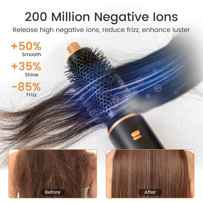 Airstyler Pro 5 в 1: Фен-щітка, фен, плойка, об’єм, локони. 1000W, для створення різних зачісок