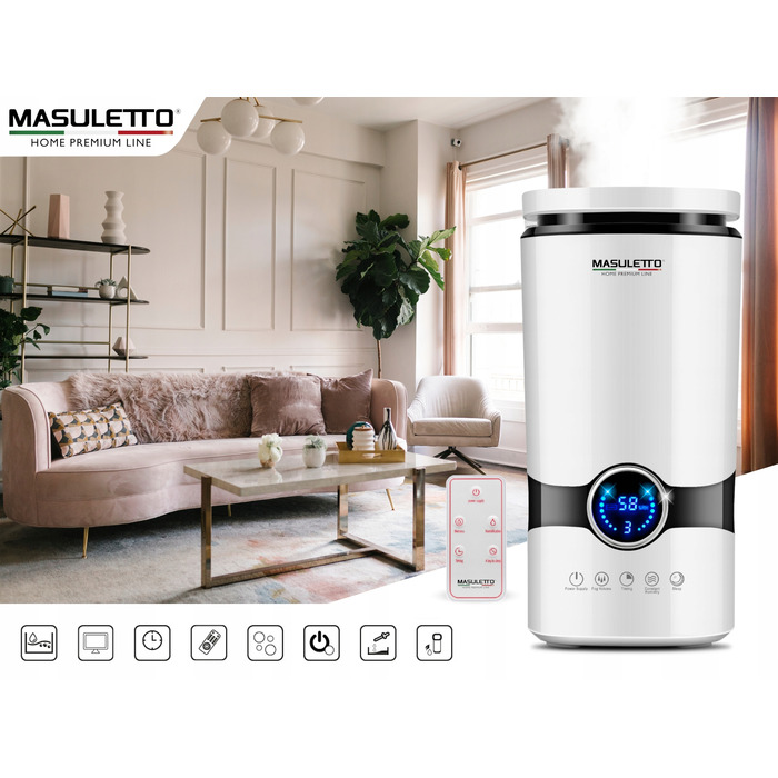 Розумний зволожувач повітря Masuletto Smart Silence Premium Mist Pro Air+