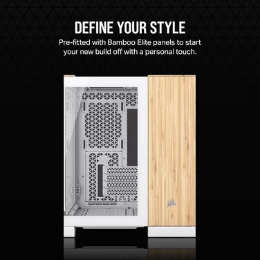 Корпус для ПК Corsair 2500X M-ATX TG White/Bamboo