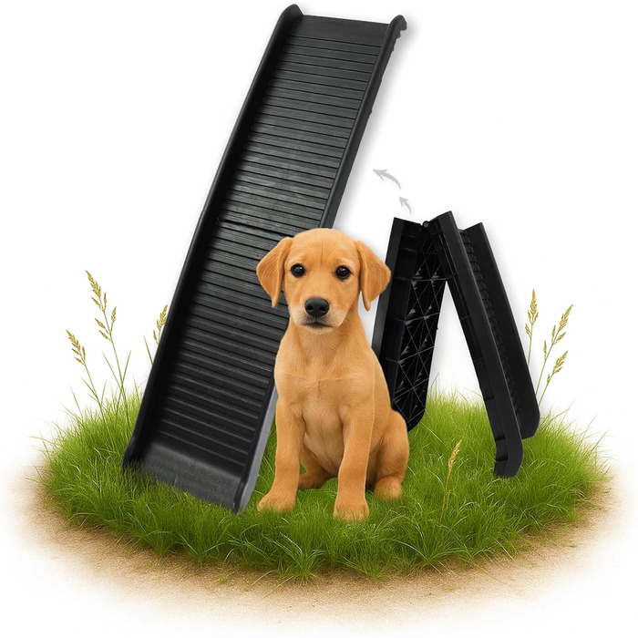BITUXX® пандус для собак, сходи для собак, допомога у заїзді для собак, складаний, з пластику