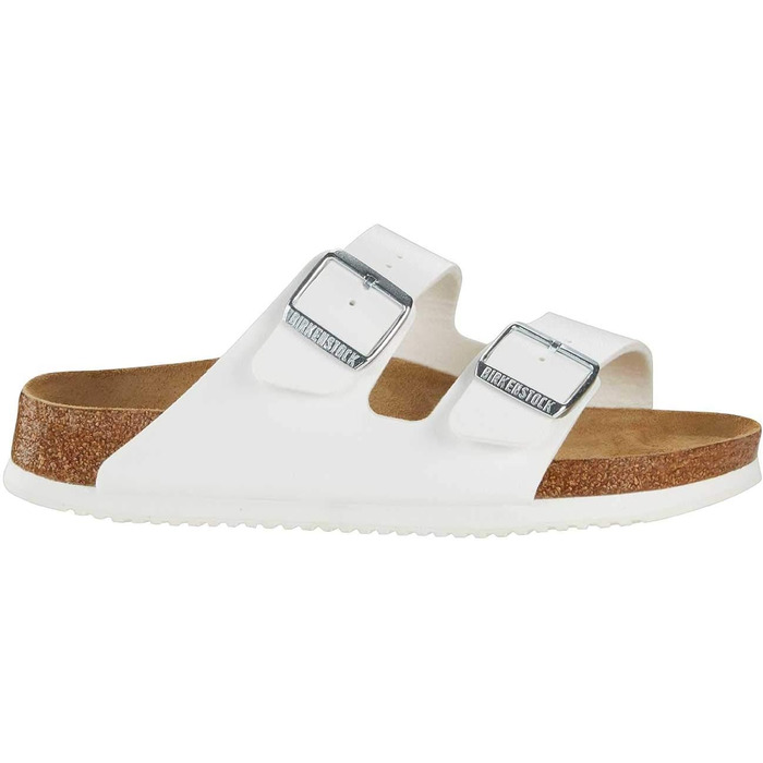 Босоніжки Birkenstock Arizona Birko-Flor білі, 36 EU (вузькі) - оригінальні німецькі шльопанці