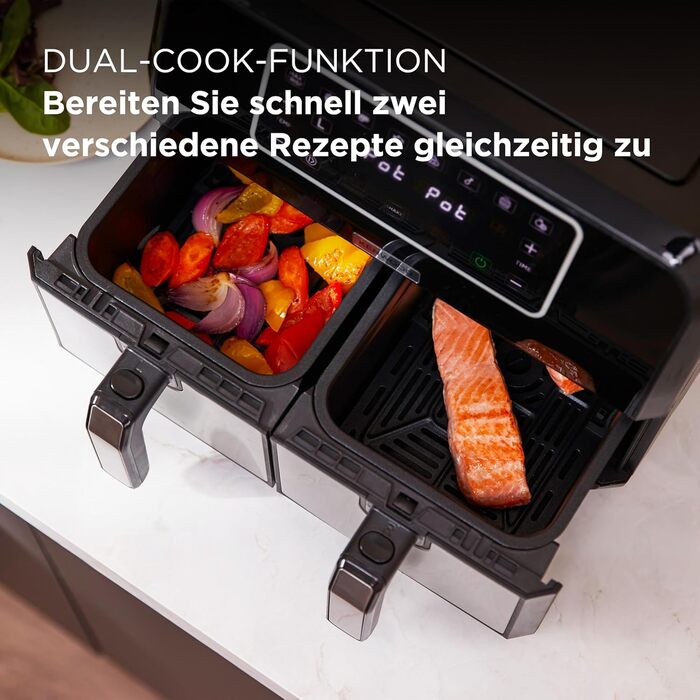 Kenwood kHealthy Fry Twin Air Fryer HFM20.000MB
