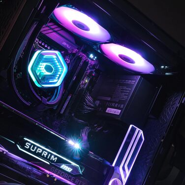 Cooler Master MasterLiquid 360 Stealth: Світлодіодна СРU-Водяна Система Охолодження - AIO (300W), Подвійна помпа, 120мм вентилятори Mobius, LGA1851/1700/AM5/AM4, RGB