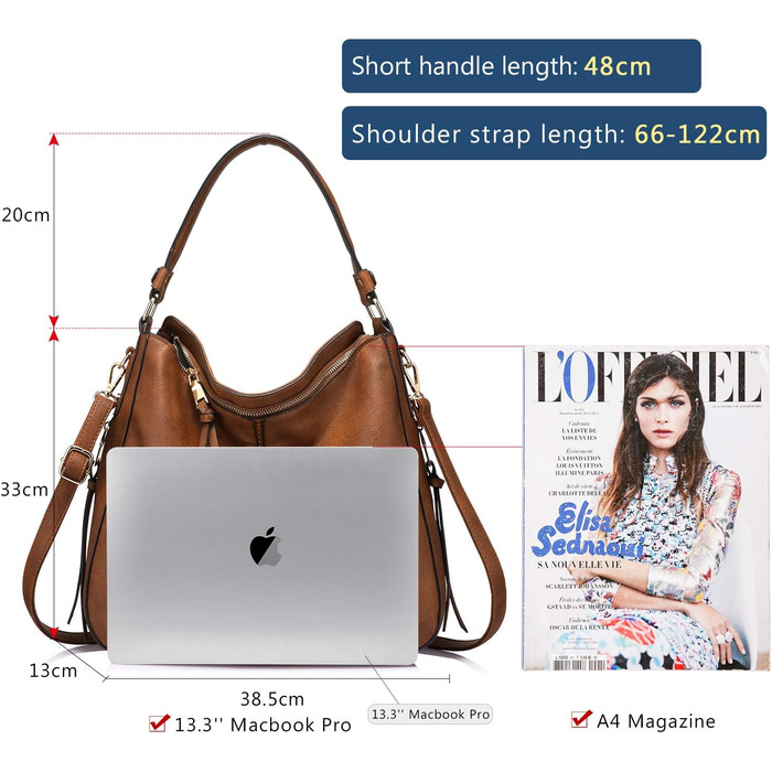 Сумка жіноча Reaer середнього розміру, шопер велика, PU шкіра, чорно-пісочний колір, на блискавці (L, коричнево-золота блискавка)