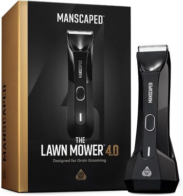 MANSCAPED® Electric Trimmer for the Intimate Area, The Lawn Mower® 4.0, Interchangeable Ceramic Blade Module, Waterproof Wet/Dry Hair Clipper, With Charging Station, Grooming Tool for Men The Lawn Mower 4.0