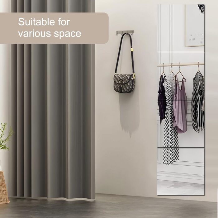 Акрилові дзеркальні наклейки на стіну, 10/20 шт., товщина 2 мм, безпечні, для макіяжу та дому, самоклеючі (15 x 20, 15 x 15 см)