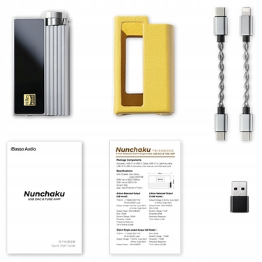 iBasso Nunchaku (червоний) — 2x TUBE JAN6418, 2x CS43198, 4x OPAMP, 4x BUF634A