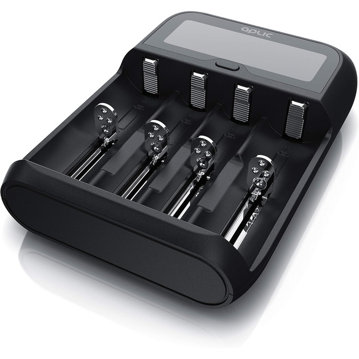 Інтелектуальний зарядний пристрій для акумуляторів CSL - для Li-ion, NI-MH, NI-Cd, LiFePo4, 18650, AA, AAA