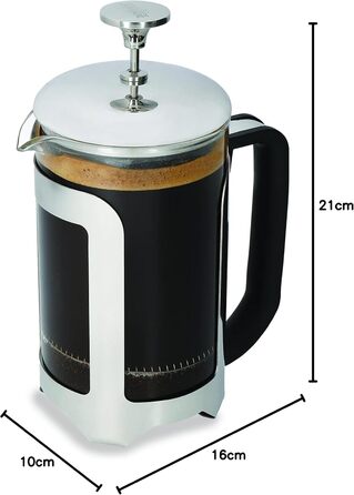 Кавоварка French Press La Cafetière Roma, нержавіюча сталь, 85 мл, срібна