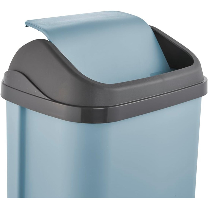 Відро для сміття Keeeper з кришкою-маятником, Swantje, сірий (Nordic Blue), 50 л