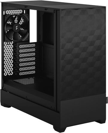 Корпус для ПК Fractal Design Pop Air Black з темним склом та сіткою Honeycomb Mesh - 3 вентилятори, ATX, чорний