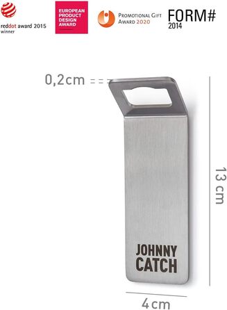 Магнітний настінний відкривачка höfats Johnny Catch Magnet для пляшок, з уловом до 20 кришок