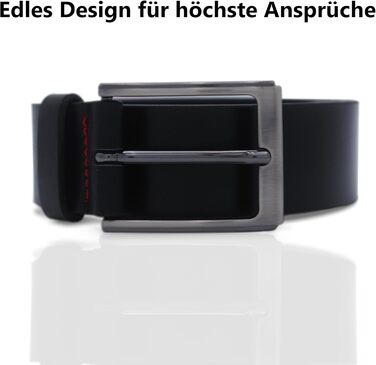 Чоловічий шкіряний ремінь Friedrich Hoffmann Premium - Made in Germany (105 см, 120 см обхвату)