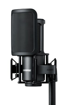 Мікрофон студійний Shure SM4 XLR конденсаторний для вокалу та інструментів, набір SM4-K-KIT