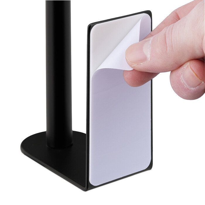 Relaxdays Self-adhesive roller towel holder