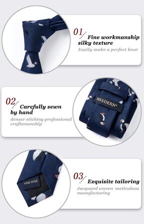 HISDERN Комплект краватки та нагрудного хустинки для чоловіків. Зелено-жовтий, класичний, для весілля, бізнес-стиль