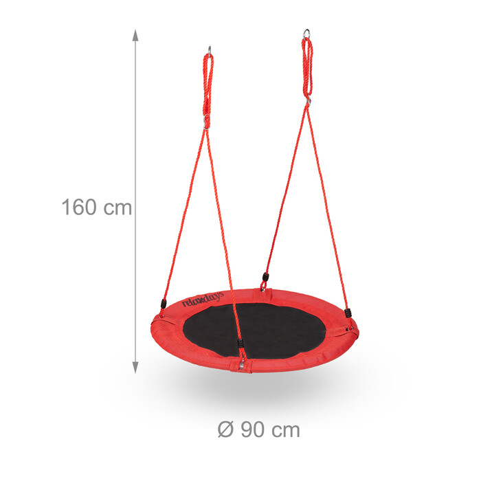 Relaxdays Round Hanging Chair 90 cm