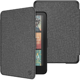 Чохол Fintie для Kindle Paperwhite (12-го покоління) 2024/2025, захисний кейс з авто-ввімкненням/вимкненням, чорний (темно-сірий), сумісний з Kindle Colorsoft/Paperwhite Signature Edition