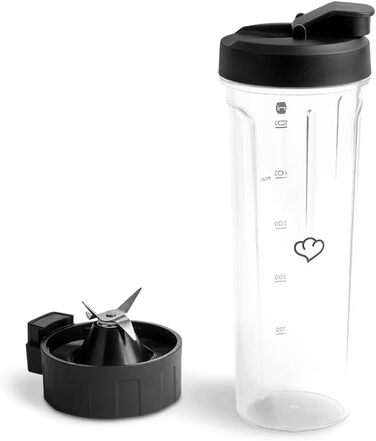 SPRINGLANE High-Performance Blender Hanno 2000W - 32,000 RPM, 4 Programs, Self-Cleaning, 2.5L BPA-Free Tritan Container, Stainless Steel Container & To-Go Bottle (Anthracite)