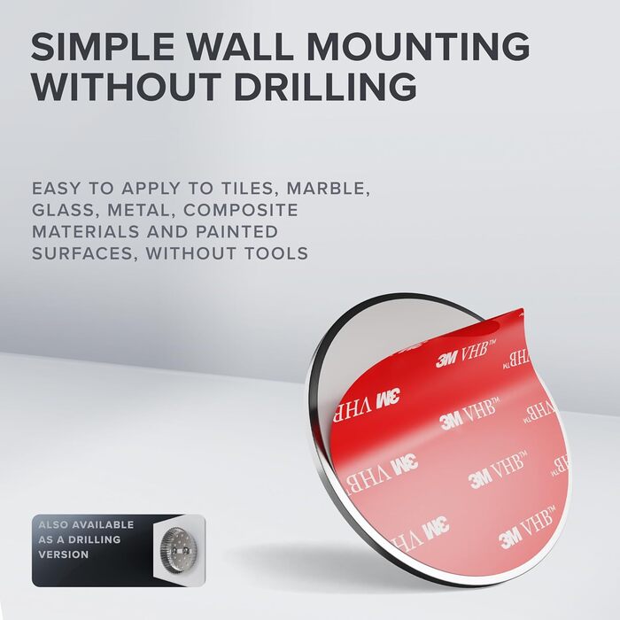 Настінна мильниця з нержавіючої сталі з підставкою та знімним скляним піддоном | для ванної кімнати та кухні