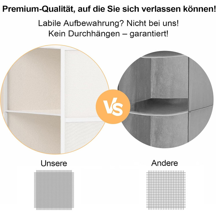 Органайзер для шафи на двері - 6 секцій, сітка, для одягу, економія місця, ідеально для студентів та кемперів