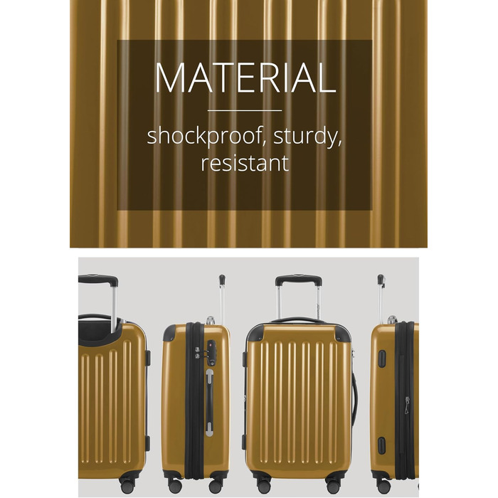 Чемодан Hauptstadtkoffer Alex TSA R2, 65 см, колір яблучно-зелений, 1 шт.