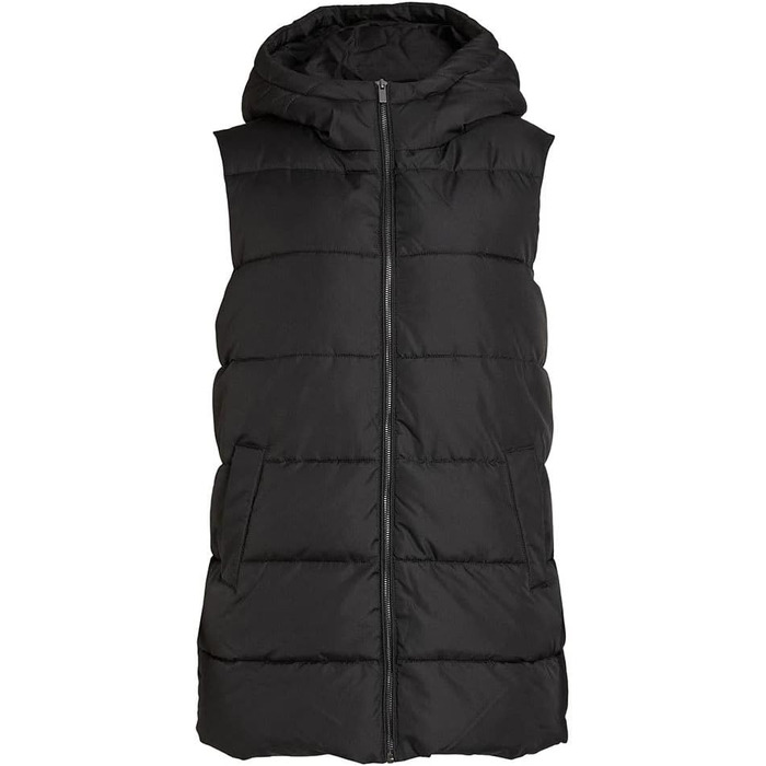 Жилет VILA Vitate S/L з наповнювачем, чорний (Black)