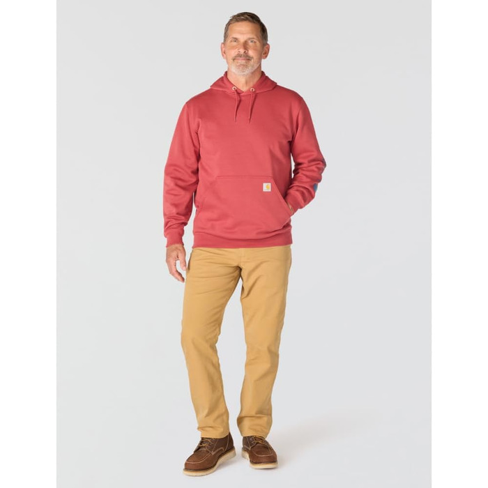 Чоловічий худі Carhartt Midweight з логотипом на рукаві, колір Amber Terrain, розмір XXL
