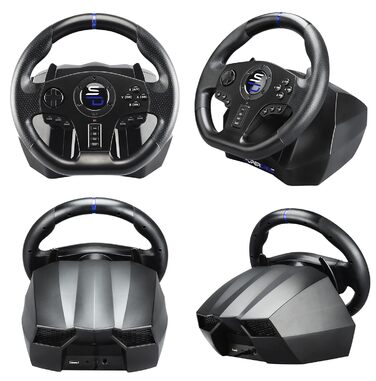 Руль SUBSONIC Superdrive SV750 Drive Pro Sport з педалями, перемикачем передач та вібрацією - сумісний з Xbox Serie X/S, PS4, Xbox One, Switch, PC (програмований для всіх ігор)