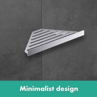 Тримач для мила Hansgrohe AddStoris для настінного монтажу, кошик, хром (41746000)